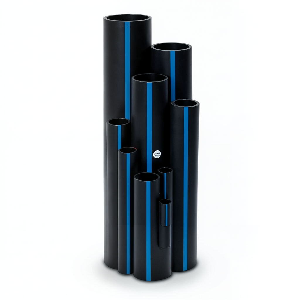 مواسير HDPE سابكو PE 100 ضغط 16 بار قطر خارجي 630 مم سمك 57.2 مم لون اسود | سابكو