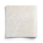 Leaf Patterned Wallpaper Pale Beige 10 m x 0.53 m, Model 221312