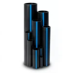 Sappco HDPE Pipe DR 21 PN 6.9 Bar Size 110 mm Thickness 5.2 mm Black | SAPPCO