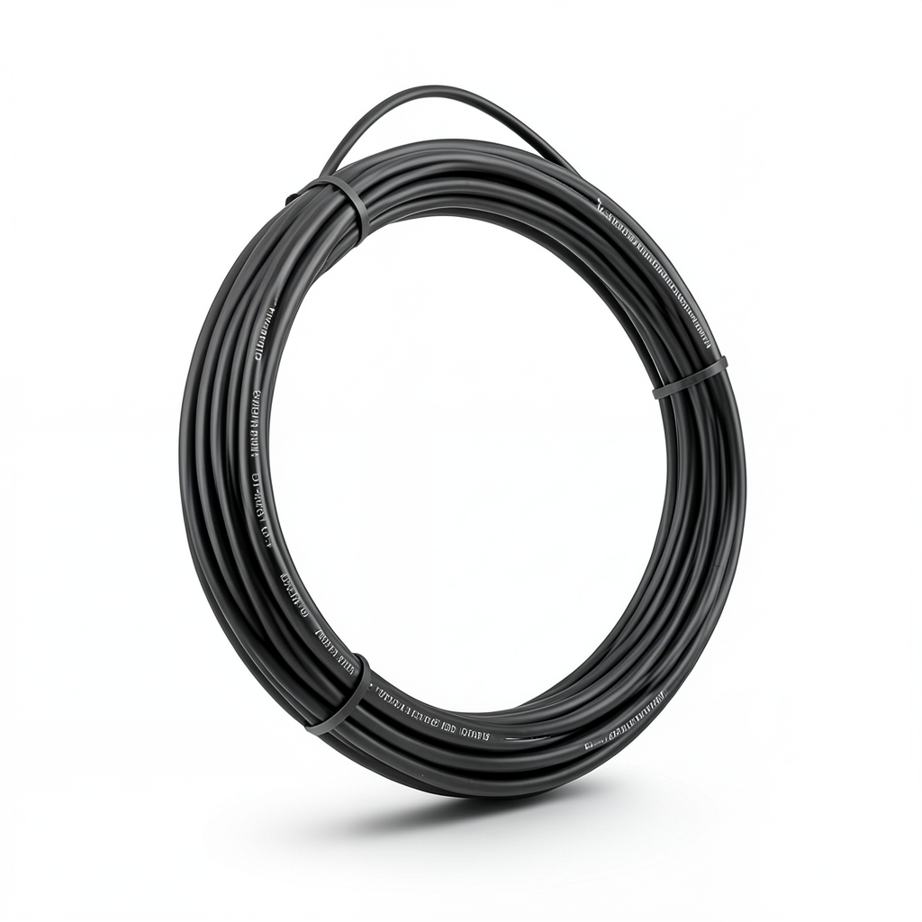 Copper Flexible Electric Wire Conductor 50mm, 450/750V, Heat Resistant PVC Insulated, Black | Al Fanar