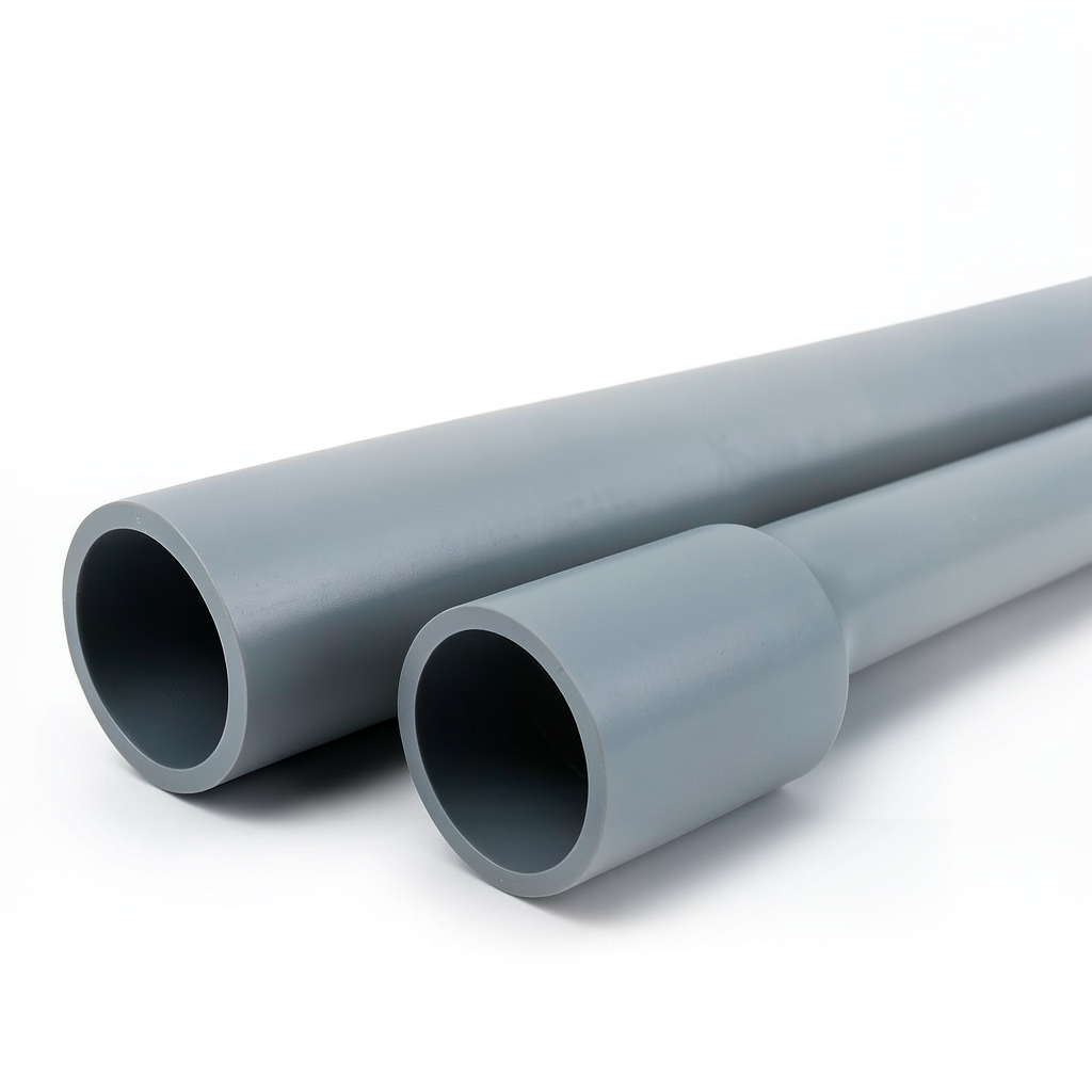 UPVC Pipes Nominal Pressure 16 Bar Outer Diameter 125 mm Thickness 9.30 mm Gray