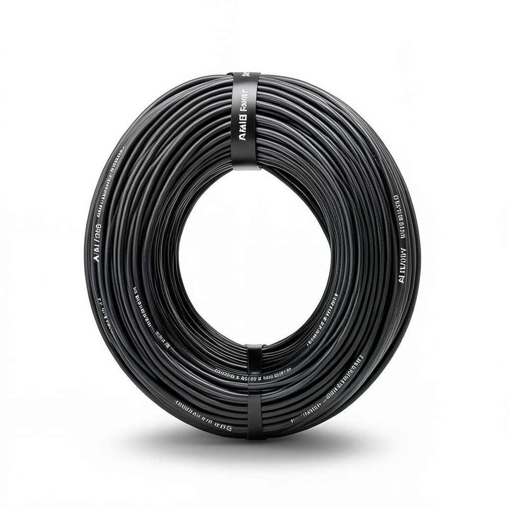 Copper Flexible Electric Wire 95mm, 450/750V, Heat Resistant PVC Insulated, Black | Al Fanar