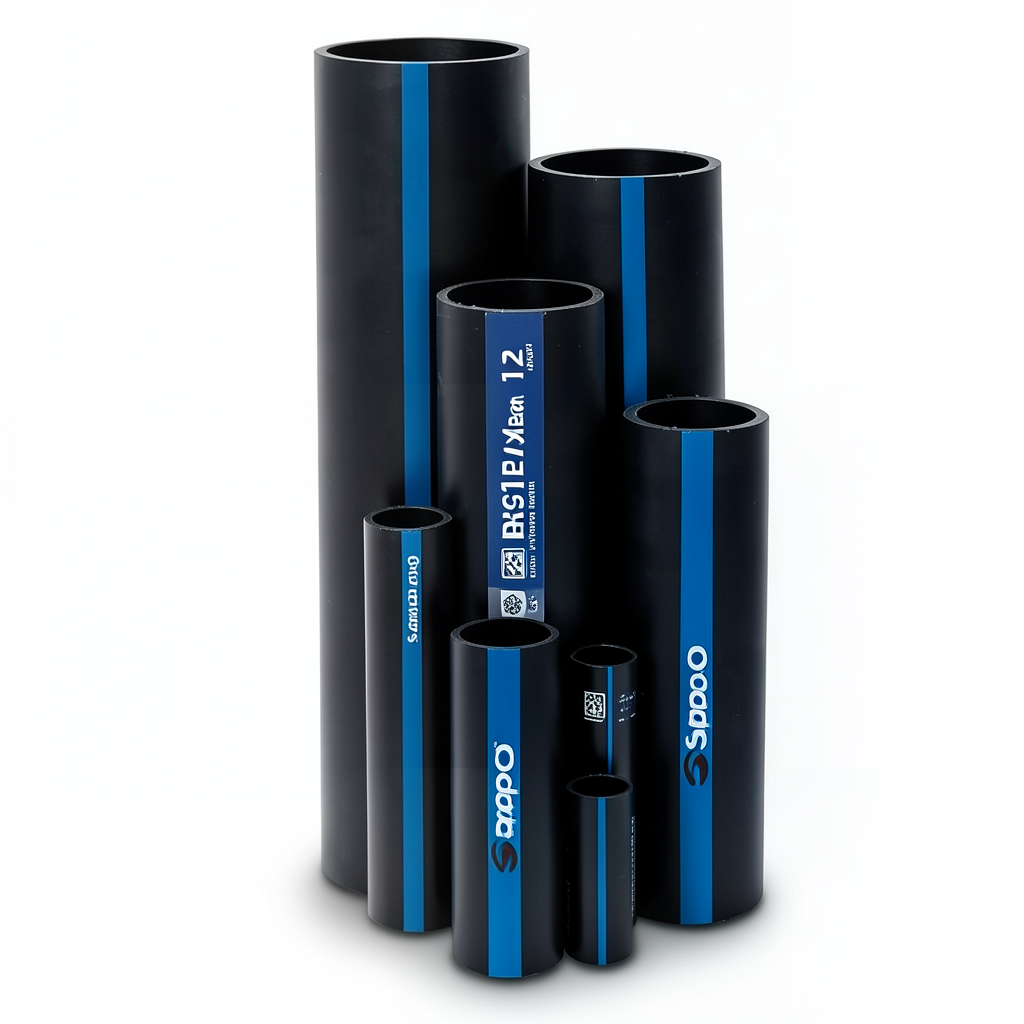 مواسير HDPE سابكو DR 21 ضغط 6.9 بار مقاس 400 مم سمك 19 مم اسود | سابكو