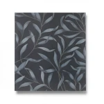 Dutch Leaf Patterned Wallpaper 10 m x 0.53 m Dark Gray, Model 221320