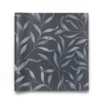 Dutch Leaf Patterned Wallpaper 10 m x 0.53 m Dark Gray, Model 221320