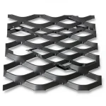 Hot Rolled Black Steel Expanded Metal Mesh Thickness 2.7 mm Width 1.22 m Length 7 m