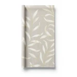 Leaf Patterned Wallpaper 10 m x 0.53 m Beige, Model 221322