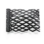 Hot Rolled Black Steel Expanded Metal Mesh Thickness 2.8 mm Width 1.22 m Length 3 m