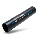 Sappco HDPE Pipe DR 17 PN 8.6 Bar Size 160 mm Thickness 9.4 mm Black | SAPPCO