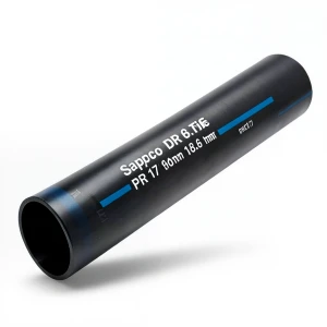 مواسير HDPE سابكو DR 17 ضغط 8.6 بار مقاس 160 مم سمك 9.4 مم اسود | سابكو