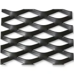 Hot Rolled Black Steel Expanded Metal Mesh Thickness 2.7 mm Width 1.22 m Length 7 m