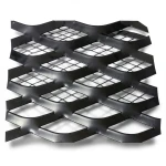 Hot Rolled Black Steel Expanded Metal Mesh Thickness 2.8 mm Width 1.22 m Length 4 m