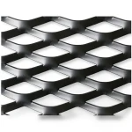 Hot Rolled Black Steel Expanded Metal Mesh Thickness 2.8 mm Width 1.22 m Length 2 m