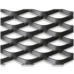 Hot Rolled Black Steel Expanded Metal Mesh Thickness 2.8 mm Width 1.22 m Length 6 m