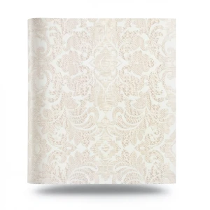 Italian Wallpaper Light Beige Classic Design, Size 10m x 0.70m