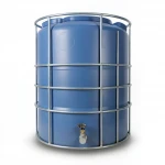1000L HDPE Water Storage Tank with Galvanized Cage