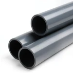 انابيب بلاستيك UPVC ضغط 15 بار مقاس 2 إنش سماكة 4.5 ملم لون رمادي غامق