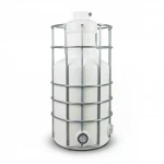 1000L HDPE Water Storage Tank with Galvanized Steel Cage