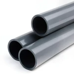 انابيب بلاستيك UPVC ضغط 15 بار مقاس 2 1/2 إنش سمك 5.5 ملم لون رمادي غامق