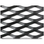 Hot Rolled Black Steel Expanded Metal Mesh Thickness 2.8 mm Width 1.22 m Length 7 m