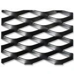 Hot Rolled Black Steel Expanded Metal Mesh Thickness 2.8 mm Width 1.22 m Length 4 m