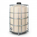 1000L HDPE Water Tank with Galvanized Steel Cage