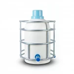 1000L HDPE Water Storage Tank with Galvanized Steel Cage