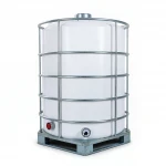 1000L HDPE Water Tank with Galvanized Steel Cage