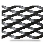 Hot Rolled Black Steel Expanded Metal Mesh Thickness 3 mm Width 1.22 m Length 1 m
