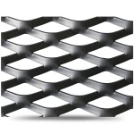 Hot Rolled Black Steel Expanded Metal Mesh Thickness 2.8 mm Width 1.22 m Length 5 m