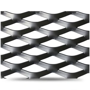 Hot Rolled Black Steel Expanded Metal Mesh Thickness 2.8 mm Width 1.22 m Length 5 m
