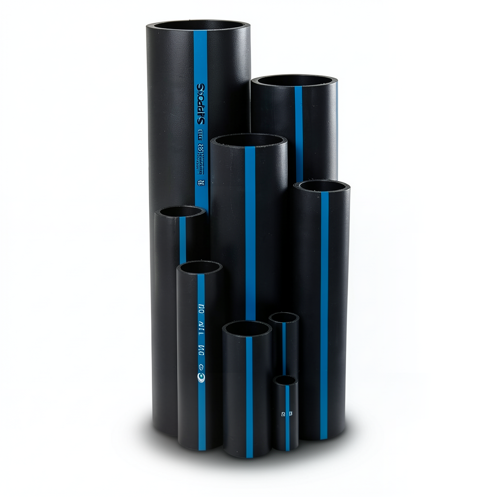 مواسير HDPE سابكو DR 11 ضغط 13.79 بار مقاس 160 مم سمك 14.5 مم لون أسود | سابكو