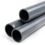 انابيب بلاستيك UPVC ضغط 15 بار مقاس 8 إنش سماكة 14.5 ملم لون رمادي غامق