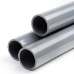 أنابيب بلاستيك UPVC كلاس 0 مقاس 1 1/2 إنش سمك 2.2 مم لون رمادي