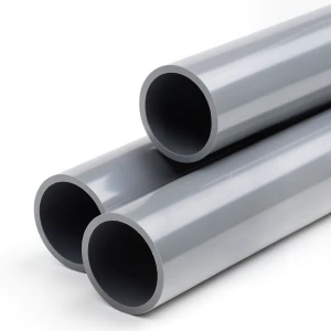 UPVC Plastic Pipe Class 0 Size 1 1/2 inch Thickness 2.2 mm Gray Color