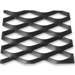 Hot Rolled Black Steel Expanded Metal Mesh Thickness 2.8 mm Width 1.22 m Length 6 m