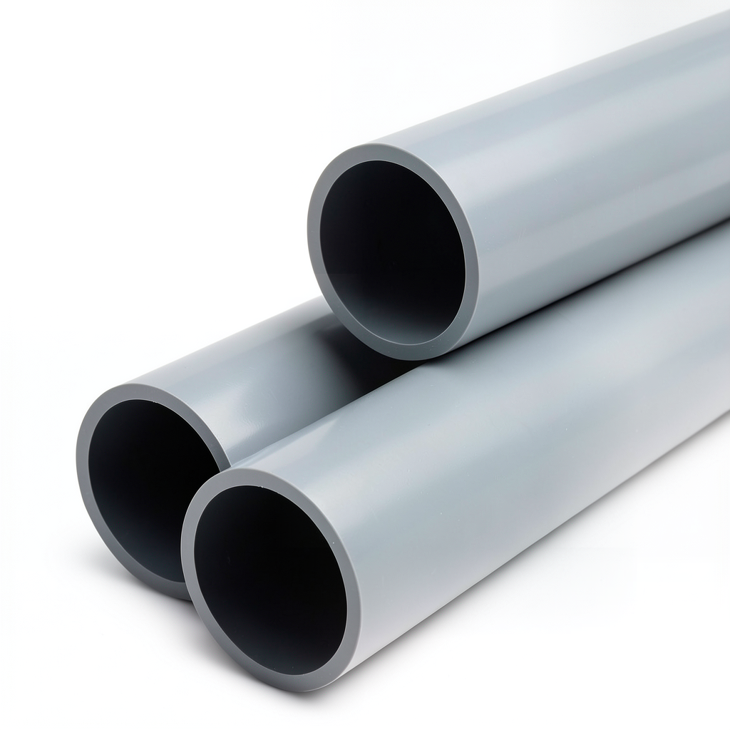 UPVC Plastic Pipe Class 0 Size 2 inch Thickness 2.2 mm Gray Color