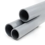 انابيب بلاستيك UPVC كلاس 0 مقاس 8 إنش سماكة 3.7 ملم لون رمادي