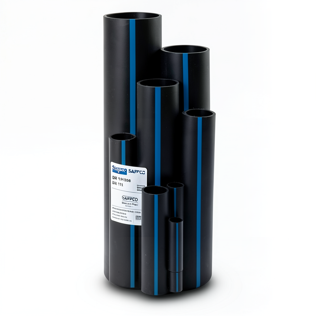 مواسير HDPE سابكو DR 11 ضغط 13.79 بار مقاس 315 مم سمك 28.6 مم لون أسود | سابكو