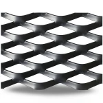 Hot Rolled Black Steel Expanded Metal Mesh Thickness 3 mm Width 1.22 m Length 5 m