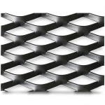 Hot Rolled Black Steel Expanded Metal Mesh Thickness 3 mm Width 1.22 m Length 6 m