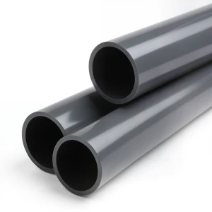 أنابيب بلاستيك UPVC كلاس 6 مقاس 1 إنش سماكة 4 ملم لون رمادي غامق