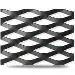 Hot Rolled Black Steel Expanded Metal Mesh Thickness 2.8 mm Width 1.22 m Length 1 m