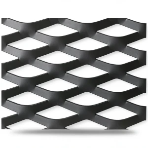 Hot Rolled Black Steel Expanded Metal Mesh Thickness 2.8 mm Width 1.22 m Length 1 m