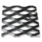 Hot Rolled Black Steel Expanded Metal Mesh Thickness 3 mm Width 1.22 m Length 6 m