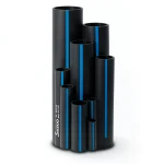 Sappco HDPE Pipe PE 100 Size (OD) 250 mm Thickness 9.6 mm Black | SAPPCO