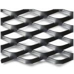 Hot Rolled Black Steel Expanded Metal Mesh Thickness 2.8 mm Width 1.22 m Length 4 m