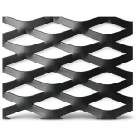 Hot Rolled Black Steel Expanded Metal Mesh Thickness 3 mm Width 1.22 m Length 7 m