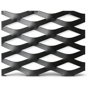 Hot Rolled Black Steel Expanded Metal Mesh Thickness 3 mm Width 1.22 m Length 7 m