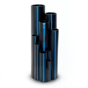 Sappco HDPE Pipe DR 17 PN 8.6 Bar Size 250 mm Thickness 14.7 mm Black | SAPPCO